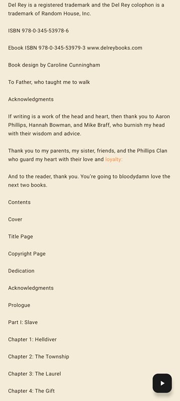 SpeedRead - a screenshot from the project