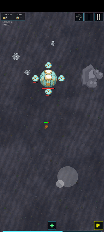 Survival Game - a screenshot from the project
