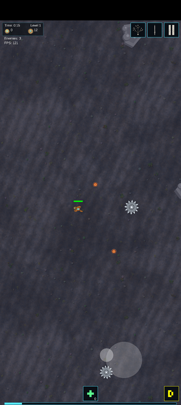Survival Game - a screenshot from the project